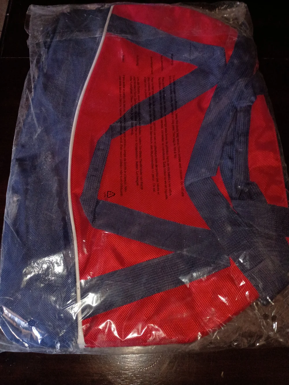 Perry Ellis Red and Navy Sport Duffel Bag